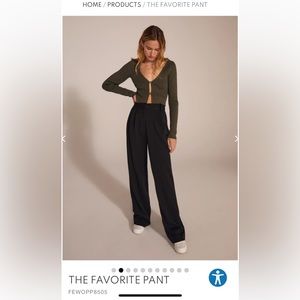 Favorite Daughter - Favorite Pant / Black / Size 2